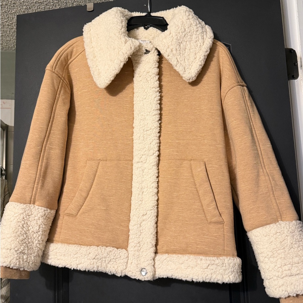 CAbi Cream Sherpa Jacket